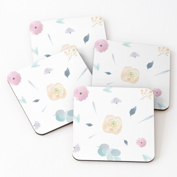 Item preview, Watercolor Floral Pattern - Flowers And Leaves Design designed and sold by FunkyDragon.