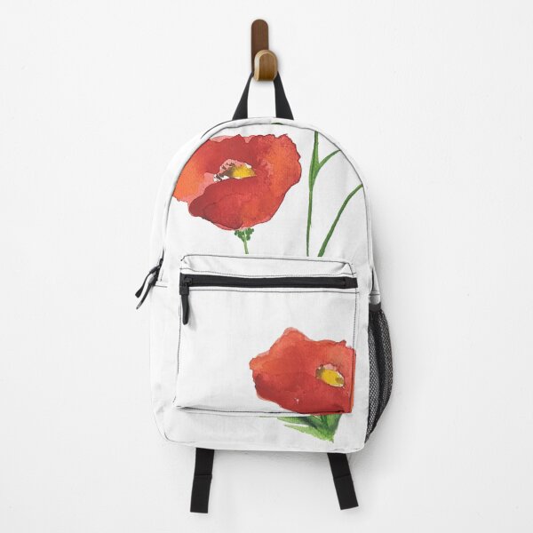 Item preview, red watercolor flower designed and sold by Monika Scheer.