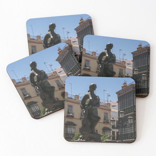 Item preview, Flamenco Dancer Sculpture in Barrio de Triana - Quintessential Seville Andalusia Spain designed and sold by Georgia Mizuleva.
