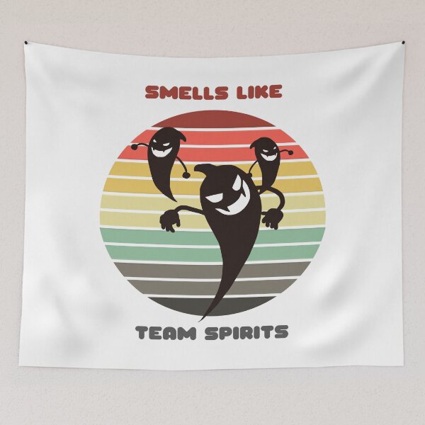 Item preview, Sunset Ghosts / Smells Like Team Spirits designed and sold by Nathalie Aynié.