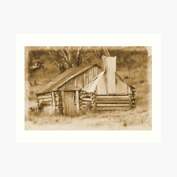 Guys hut Howitt plains. Art Print