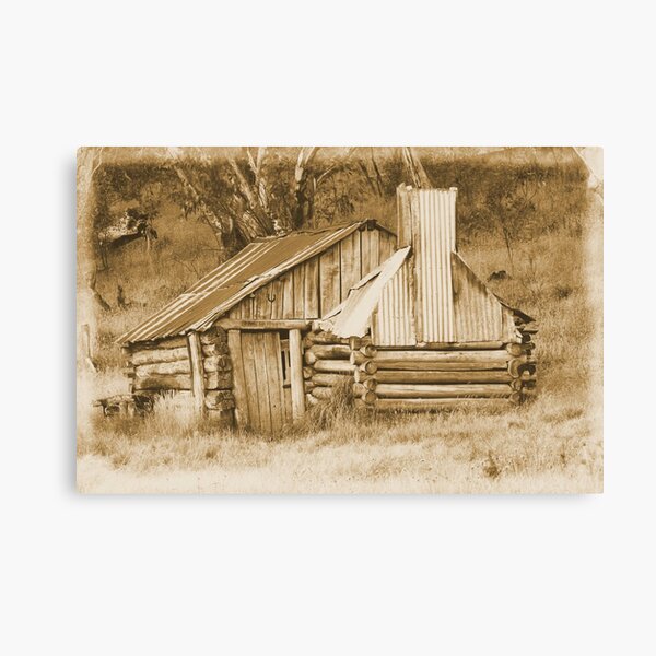 Guys hut Howitt plains. Canvas Print