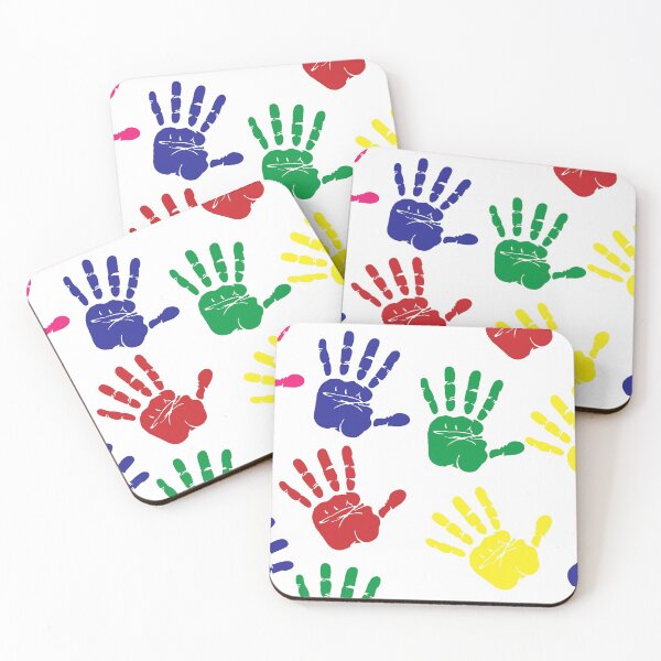 Item preview, Colorful Hands Playful Pattern designed and sold by Imaginarium Studio.