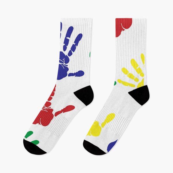 Item preview, Colorful Hands Playful Pattern designed and sold by Imaginarium Studio.
