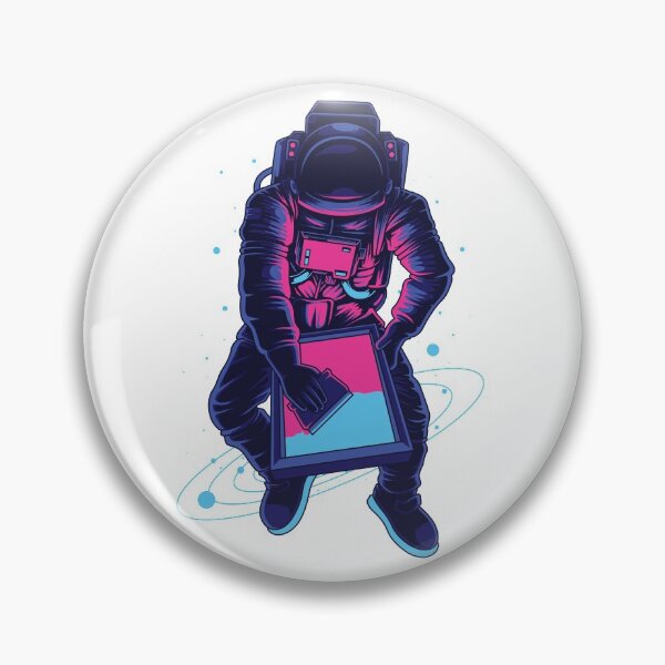 Item preview, Astronaut With A Screen Printer designed and sold by JTS STORE.