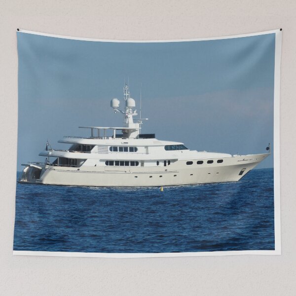 Item preview, Luxury Yacht in The Blue Ocean designed and sold by Doodlehub.