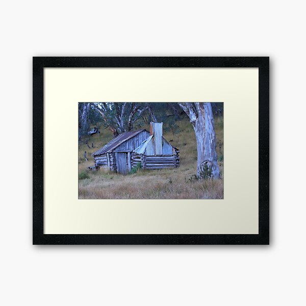 Guys hut Howitt plains Framed Art Print
