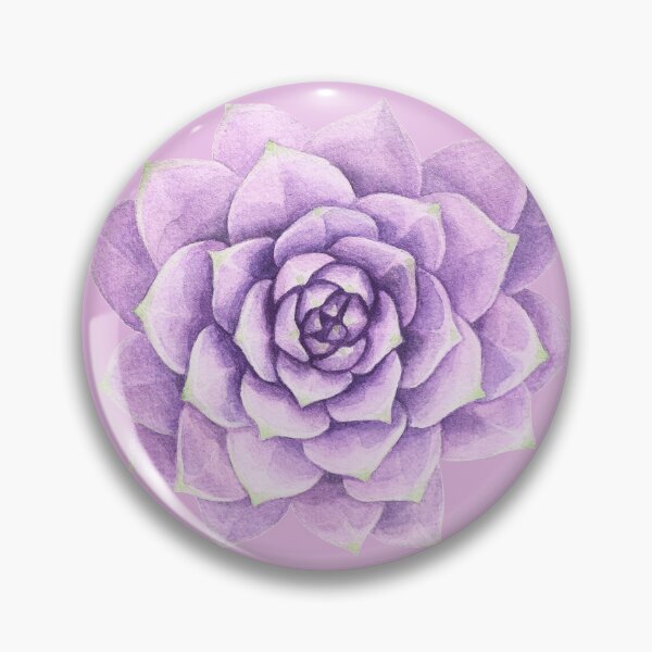 Aperçu de l'œuvre Aquarelle violette succulente créée et vendue par sleeperr.