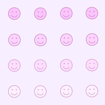 Artwork thumbnail, Pack of cute purple smilies by Pastel-PaletteD
