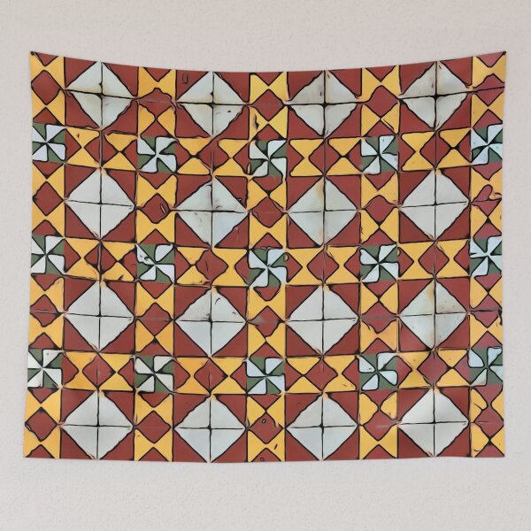 Item preview, Floor Series: Peranakan Tiles 16 designed and sold by guoshengz.