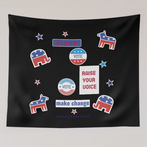 Item preview, Vote sign for election variation 3 designed and sold by dreamofdenim.