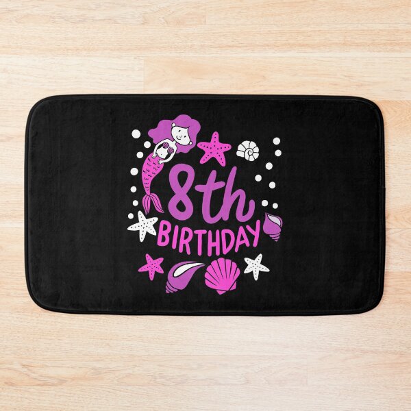 Item preview, 8th Birthday Mermaid Gift For Girls Turning 8 designed and sold by haselshirt.