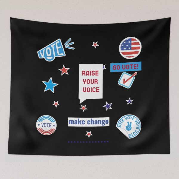 Item preview, Vote sign for election variation 4 designed and sold by dreamofdenim.