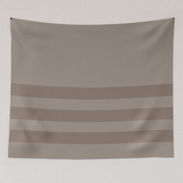 Item preview, Shades of taupe with an elegant three stripe pattern  designed and sold by PetaJaneHome.