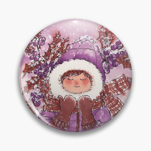 Item preview, The Girl with Warm Winter Clothes designed and sold by Leafbear Studio.