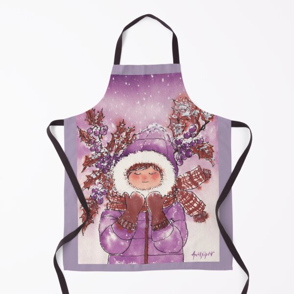 Item preview, The Girl with Warm Winter Clothes designed and sold by Leafbear Studio.