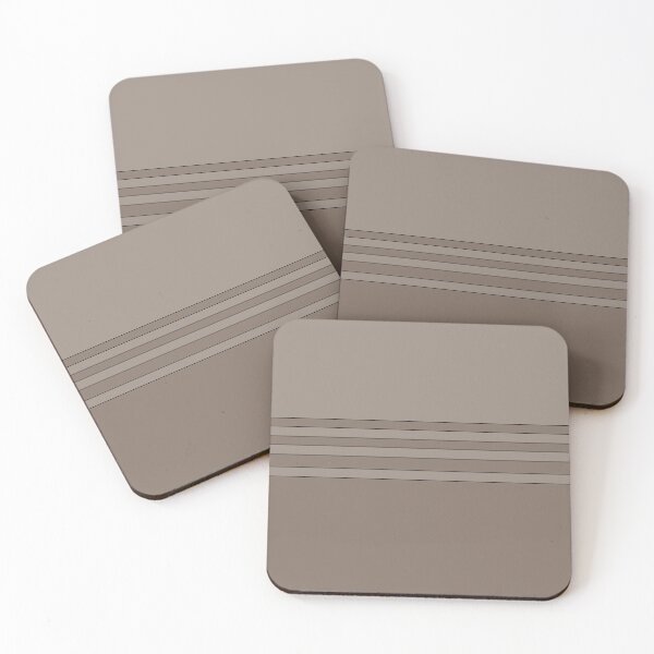 Item preview, Shades of taupe with an elegant stripe pattern designed and sold by PetaJaneHome.