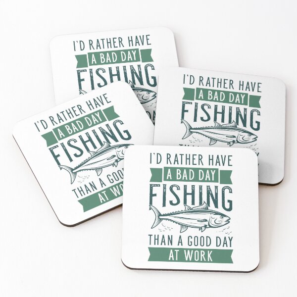 Item preview, Bad Day Fishing designed and sold by LuckyFoxDesigns.