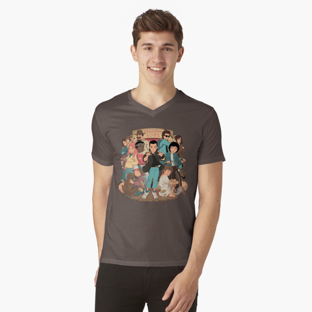 Item preview, V-Neck T-Shirt designed and sold by saqman.