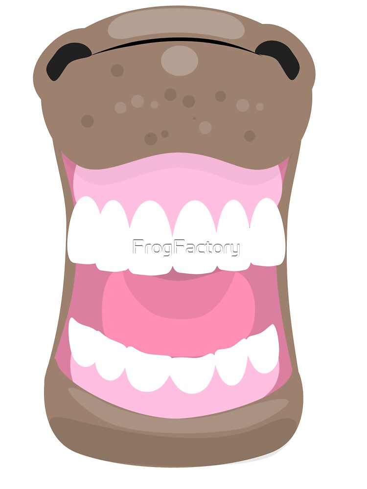 T Shirt Enfant Dessin Anime Drole De Bouche De Cheval Qui Rit Par Frogfactory Redbubble