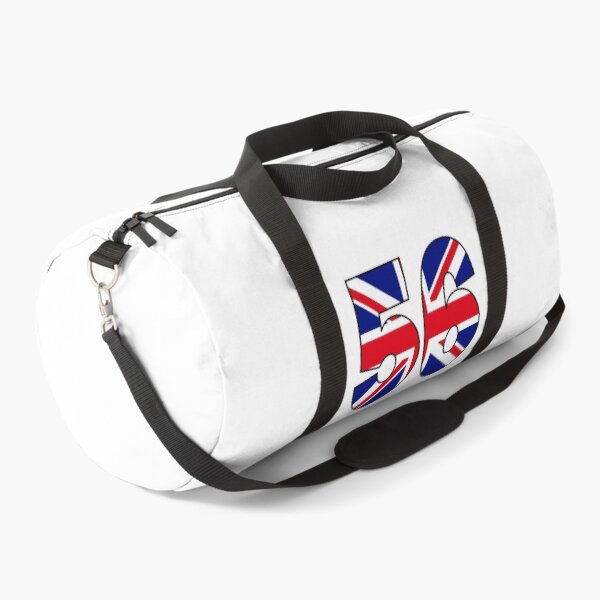 Item preview, Number 56 with UK flag on the background designed and sold by AllShirts21.