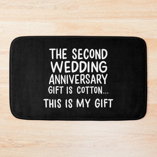Item preview, Second Wedding Anniversary Gift Is Cotton 2 years Married designed and sold by haselshirt.