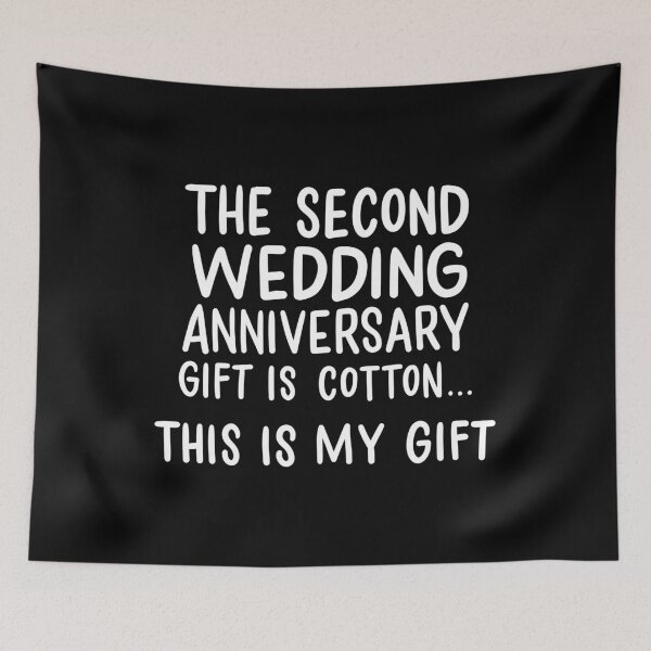 Item preview, Second Wedding Anniversary Gift Is Cotton 2 years Married designed and sold by haselshirt.
