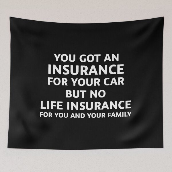 Item preview, Funny No Life Insurance designed and sold by mographicdesign.