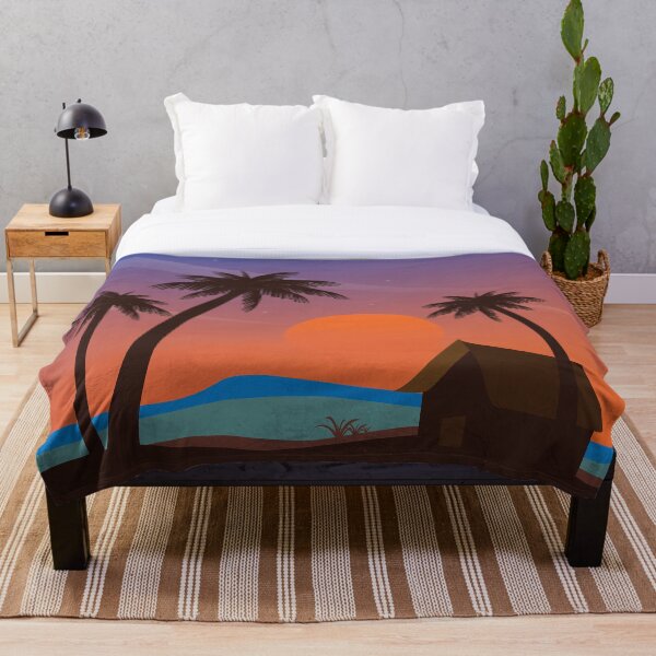 Item preview, Evening Beach Hut  designed and sold by YINZY.