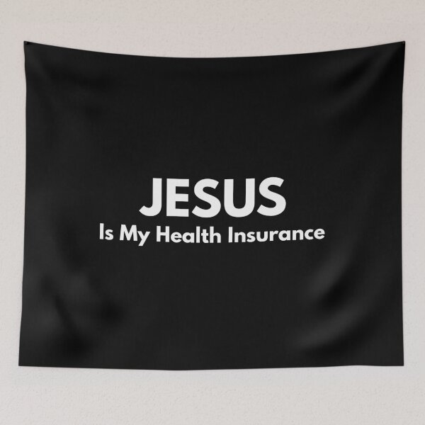 Item preview, Jesus is my health insurance designed and sold by mographicdesign.