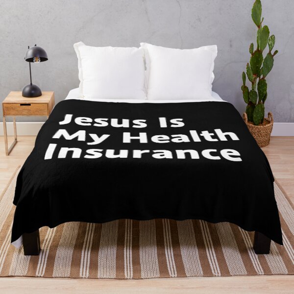 Item preview, Jesus is my health insurance designed and sold by mographicdesign.
