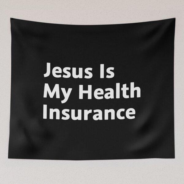 Item preview, Jesus is my health insurance designed and sold by mographicdesign.