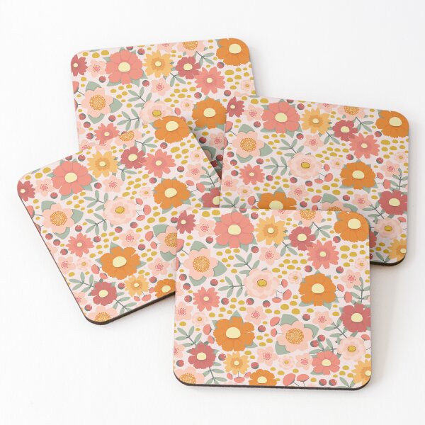 Item preview, Bayas ruborizadas Floral designed and sold by Jenny Lemon.