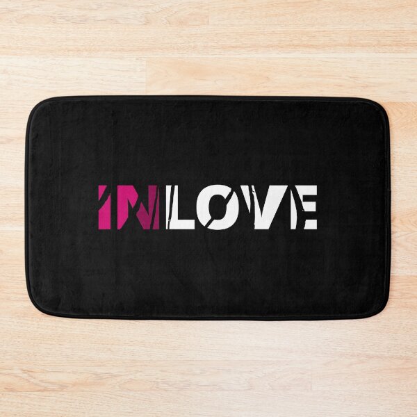 Item preview, IN LOVE ... pink and white designed and sold by GOWILDstyle.