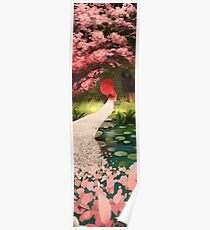Cherry Blossom Geisha Poster