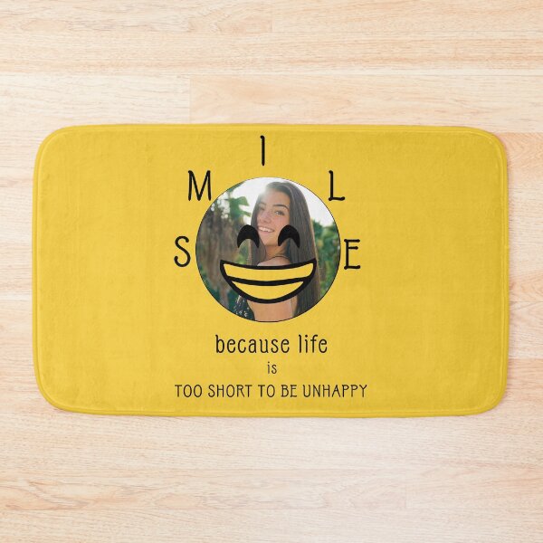 Item preview, Charli D amelio- Smile because life is too short to be unhappy (Yellow) designed and sold by VtheArtist.
