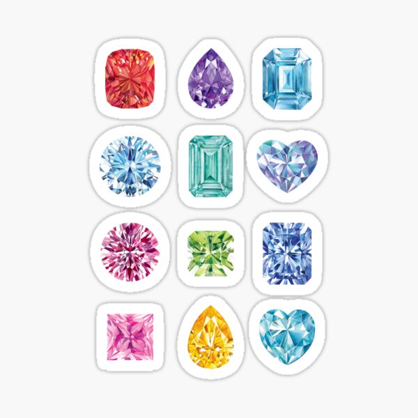 Item preview, Watercolor Birthstone/Gemstone designed and sold by BohemianEleven.