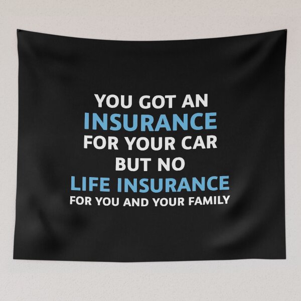 Item preview, Funny No Life Insurance designed and sold by mographicdesign.