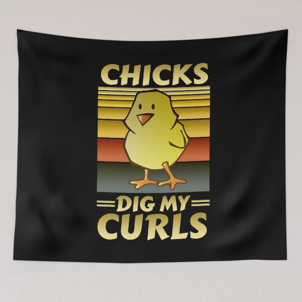 Item preview, Chicks Dig My Curls designed and sold by issambak.
