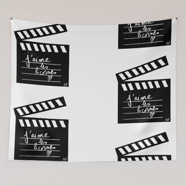 Item preview, Cinema clap I love unicorns! designed and sold by BV-creas.