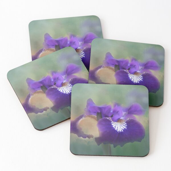 Item preview, Painted Dutch Iris, Flower Art designed and sold by Amy Dundon.