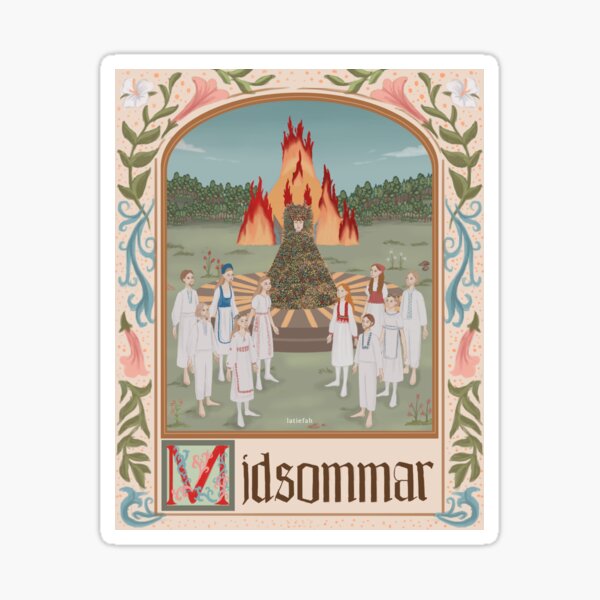 Item preview, Midsommar Poster  designed and sold by Latiefaah.