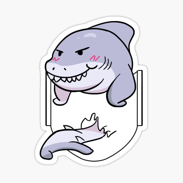 Pocket Shark Sticker