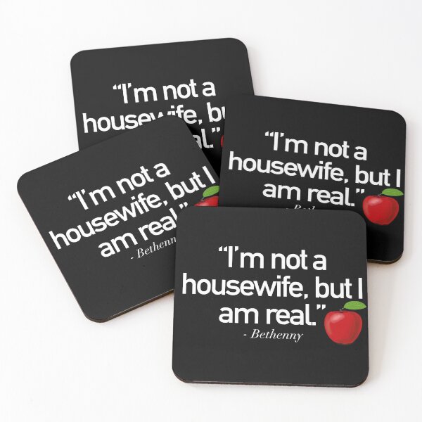 Item preview, I’m not a housewife, but I am real (white text) - Bethenny Tagline RHONY designed and sold by ConanDoodles.