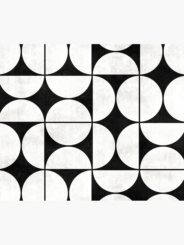 « Modèle moderne du milieu du siècle n ° 2 - Béton noir et blanc » par ZoltanRatko