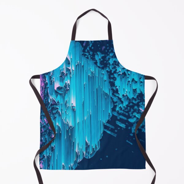 Item preview, Sapphire Rain - Glitch Art designed and sold by crimsontreasure.