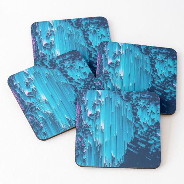 Item preview, Sapphire Rain - Glitch Art designed and sold by crimsontreasure.