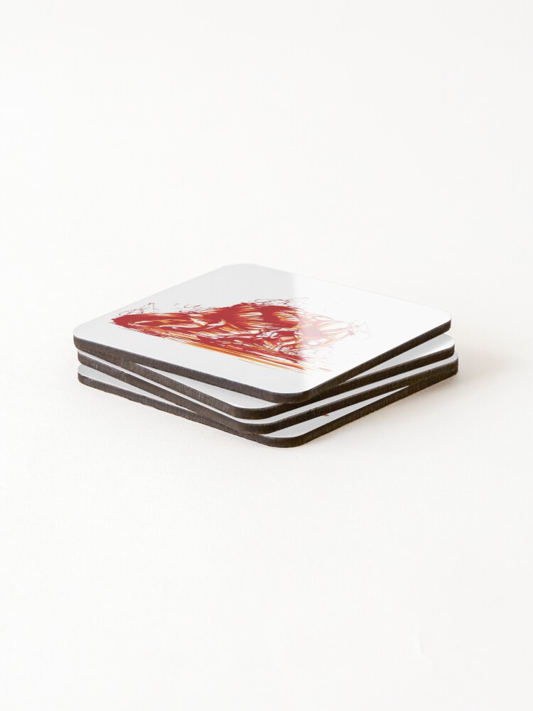 Thumbnail 4 of 5, Coasters (Set of 4), Red Racer designed and sold by Rittichai.