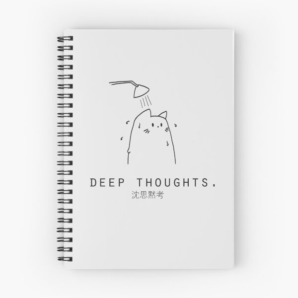 Item preview, Deep Thoughts Japanese Kawaii Cat Minimalist/Simple Art designed and sold by Neroaida.