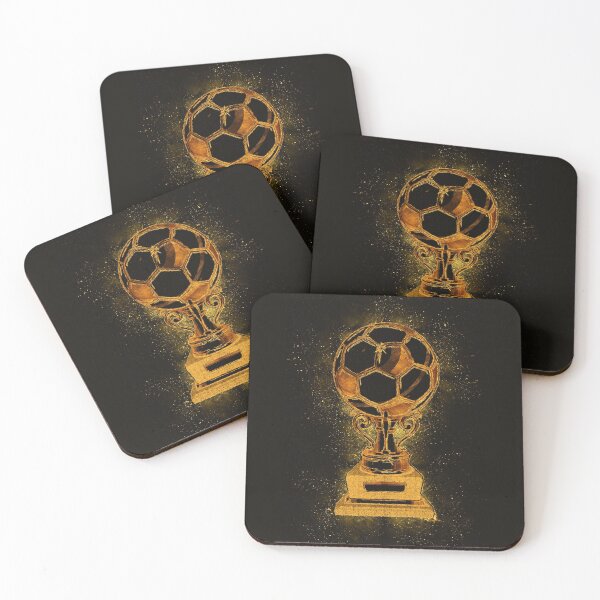 Item preview, Gold Abstract Football Trophy Artwork for all the true soccer fans designed and sold by Naumovski.